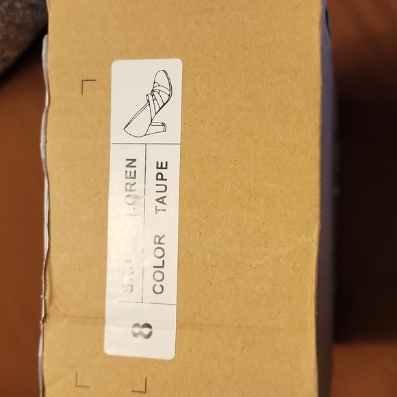 Taupe Like New Journee Collection Loren Pumps - Picture 3 of 9